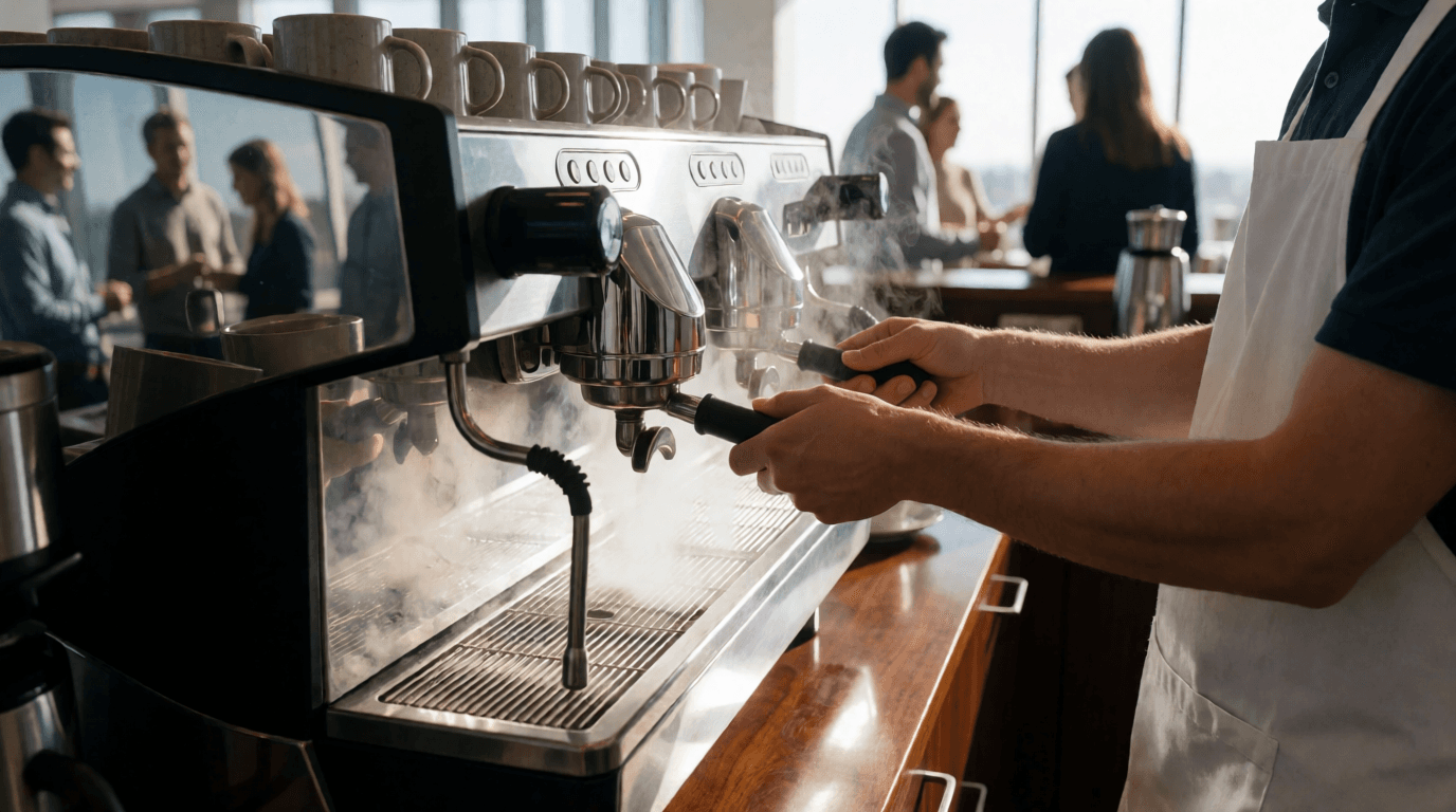 commercial coffee service is
