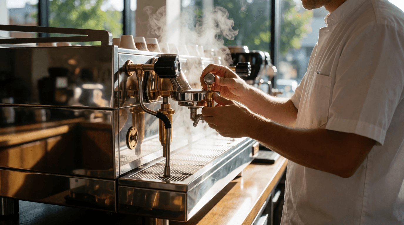 commercial coffee service professional espresso machine